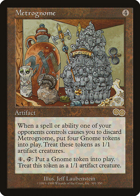 Metrognome - Urza's Saga Magic card