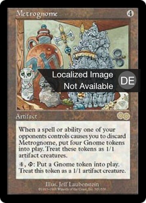Metrognome - Urza's Saga (#301) - Illustrated by Jeff Laubenstein - Magic: The Gathering Card