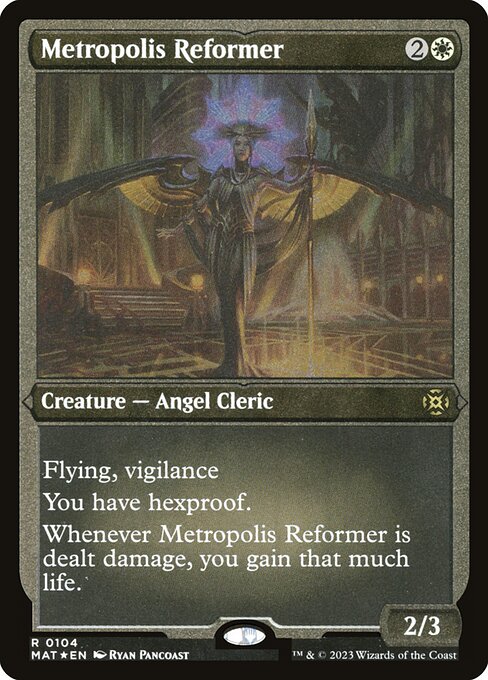 Riformatrice della Metropoli (Metropolis Reformer) - March of the Machine: The Aftermath (#4) - Illustrated by Ryan Pancoast - Magic: The Gathering Card