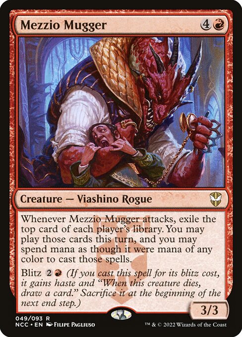 Mezzio Mugger - New Capenna Commander Magic card