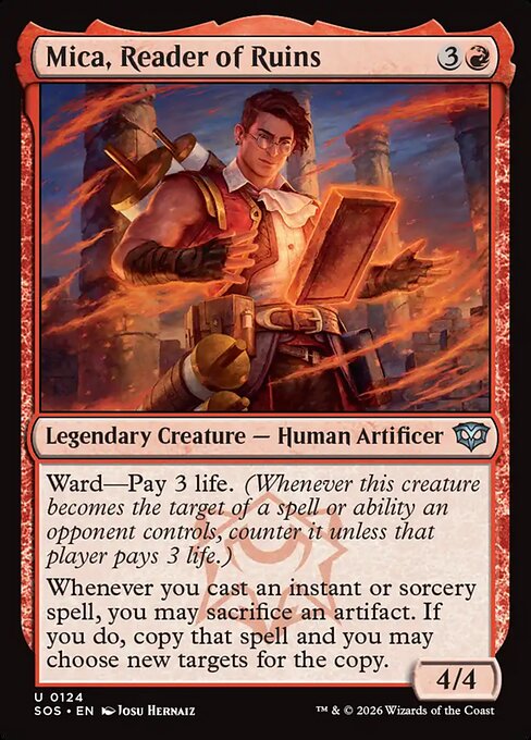 Mica, Reader of Ruins - Secrets of Strixhaven Magic card