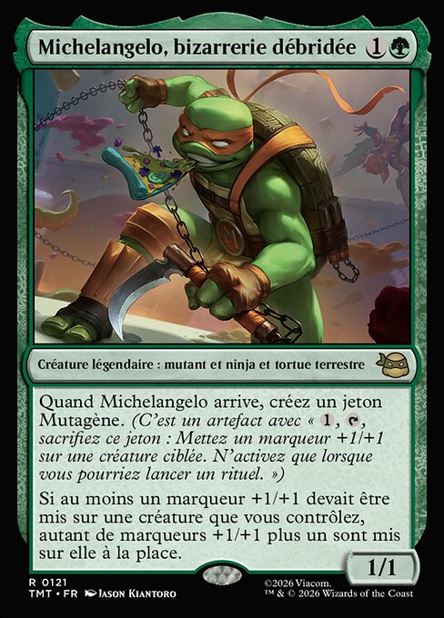 Michelangelo, Weirdness to 11