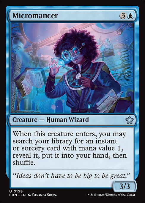 Micromancer - Foundations Magic card