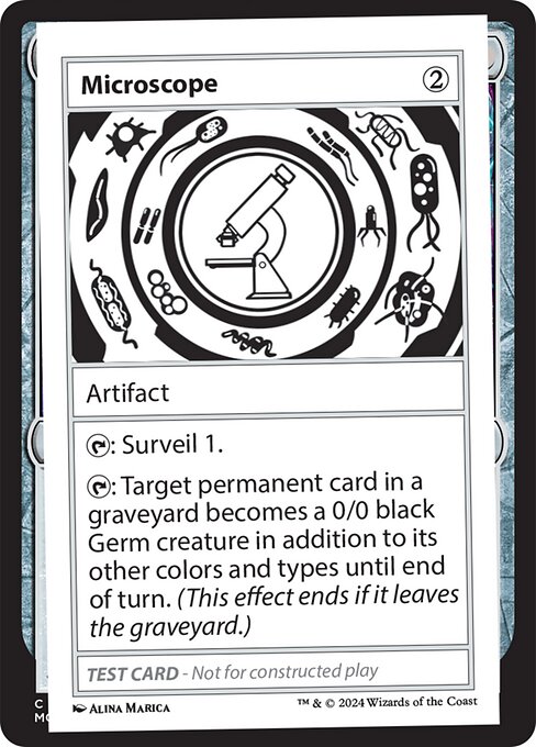 Microscope - Mystery Booster 2 (#607) - Illustrated by Alina Marica - Magic: The Gathering Card