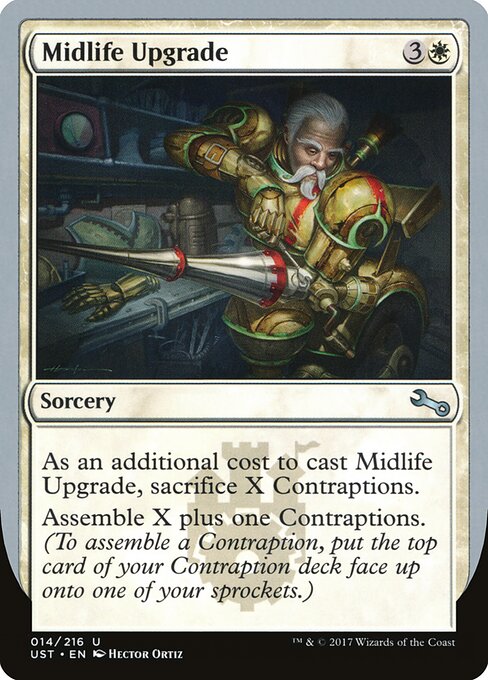 Midlife Upgrade - Unstable (#14) - Illustrated by Hector Ortiz - Magic: The Gathering Card