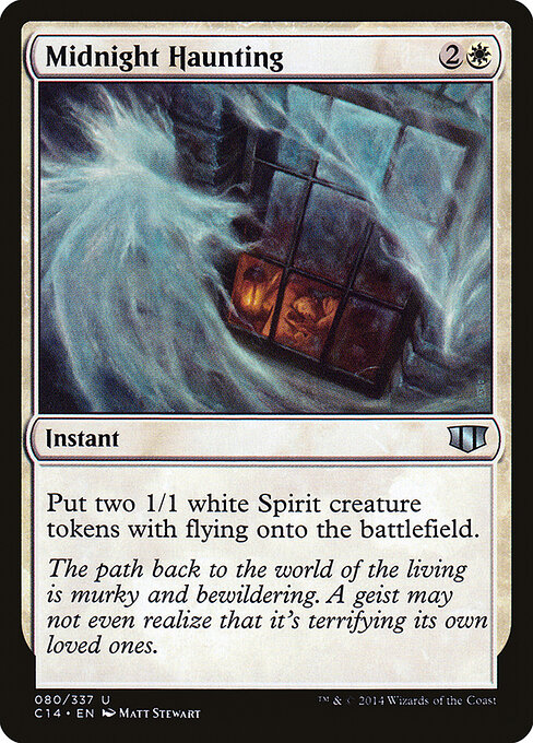 Midnight Haunting - Commander 2014 Magic card
