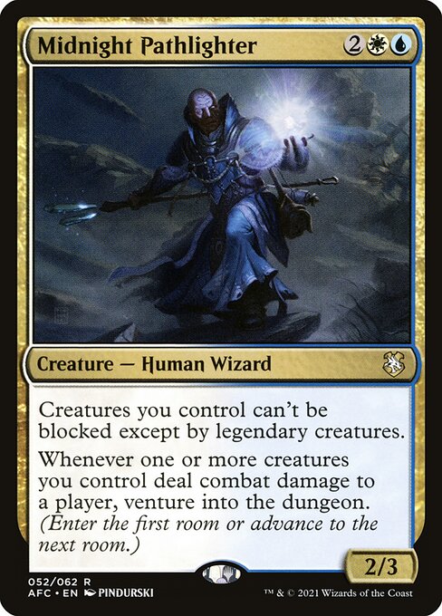 Midnight Pathlighter - Forgotten Realms Commander Magic card