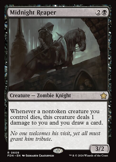 Midnight Reaper - Foundations Magic card