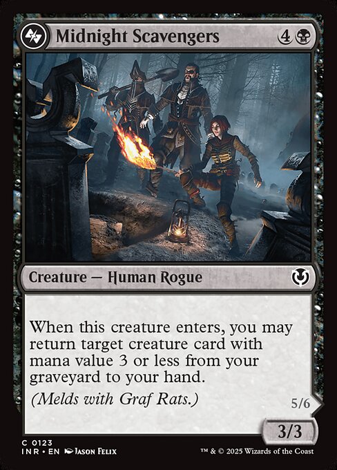 Midnight Scavengers - Innistrad Remastered (#123) - Illustrated by Jason Felix - Magic: The Gathering Card