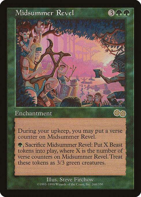 Midsummer Revel - Urza's Saga Magic card