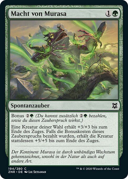 Potenza di Murasa (Might of Murasa) - Zendikar Rising (#194) - Illustrated by Lie Setiawan - Magic: The Gathering Card