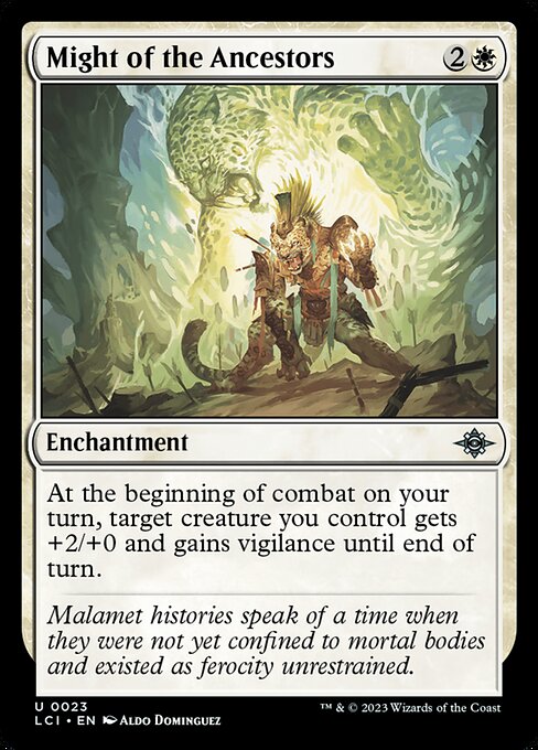 Might of the Ancestors - The Lost Caverns of Ixalan Magic card