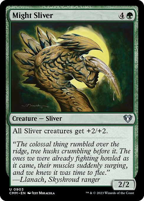 Might Sliver - Commander Masters Magic card