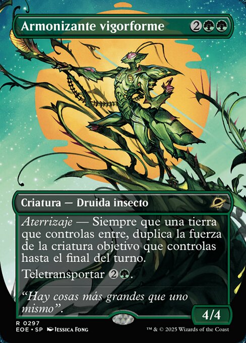 Armonizzatore Forzamorfo (Mightform Harmonizer) - Edge of Eternities (#297) - Illustrated by Jessica Fong - Magic: The Gathering Card