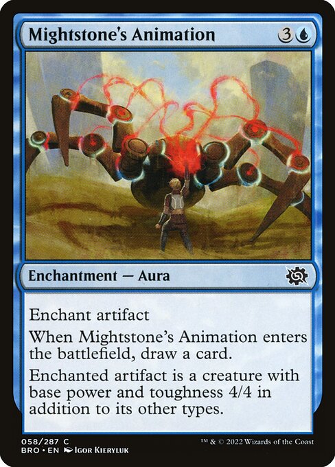Mightstone's Animation - The Brothers' War Magic card