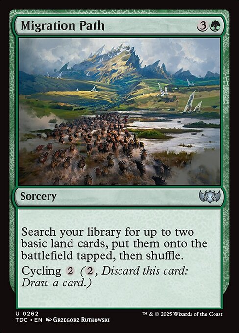 Migration Path - Tarkir: Dragonstorm Commander Magic card