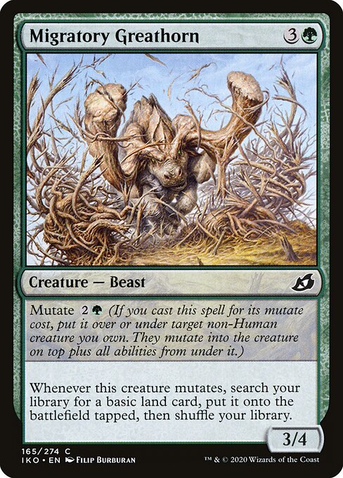 Migratory Greathorn - Ikoria: Lair of Behemoths Magic card