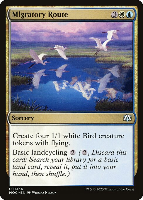 Migratory Route - March of the Machine Commander Magic card