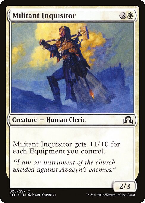 Militant Inquisitor - Shadows over Innistrad Magic card