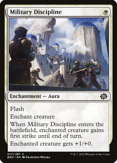 Military Discipline - The Brothers' War Magic card