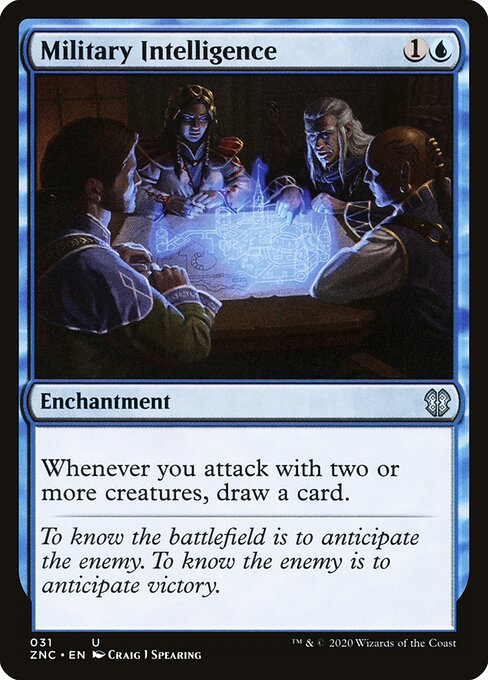Military Intelligence - Zendikar Rising Commander Magic card