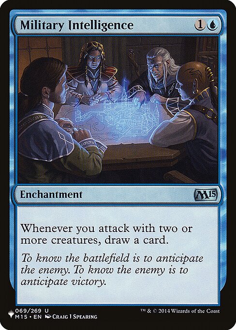 Strategia Militare (Military Intelligence) - Magic 2015 (#69) - Illustrated by Craig J Spearing - Magic: The Gathering Card