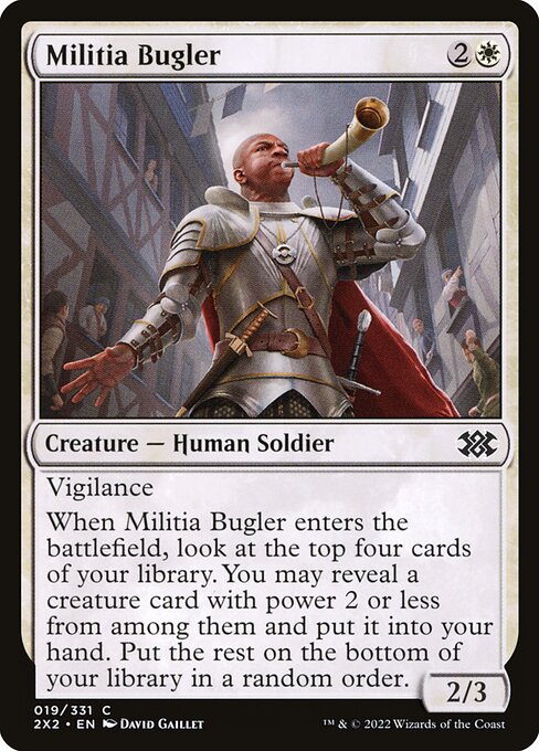 Militia Bugler - Double Masters 2022 Magic card