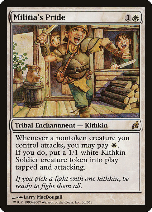 Militia's Pride - Lorwyn Magic card