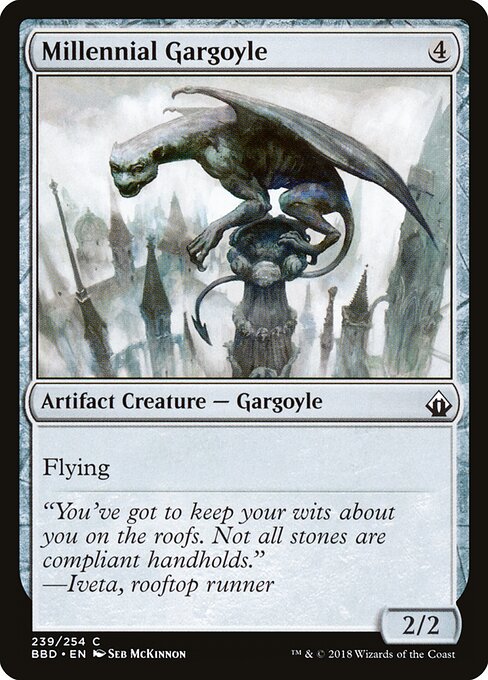 Millennial Gargoyle - Battlebond Magic card