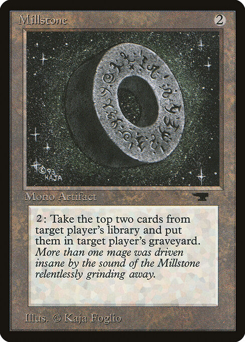 Meule (Millstone) - Fifth Edition (#390) - Illustrated by Kaja Foglio - Magic: The Gathering Card