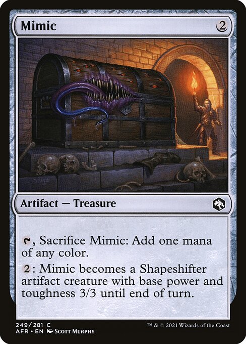 Mimic - Adventures in the Forgotten Realms (#249) - Illustrated by Scott Murphy - Magic: The Gathering Card
