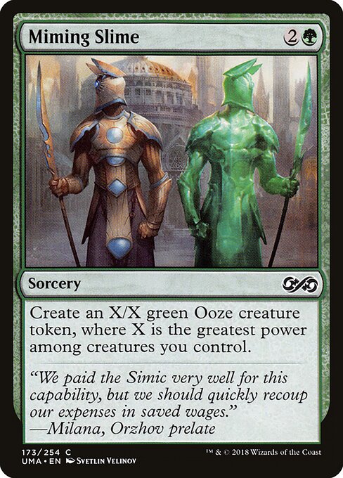 Miming Slime - Ultimate Masters (#173) - Illustrated by Svetlin Velinov - Magic: The Gathering Card