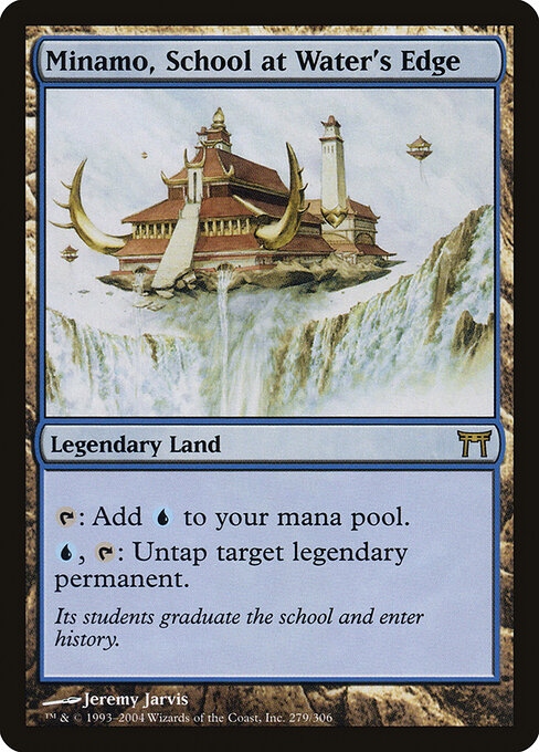 Minamo, School at Water's Edge - Champions of Kamigawa Magic card