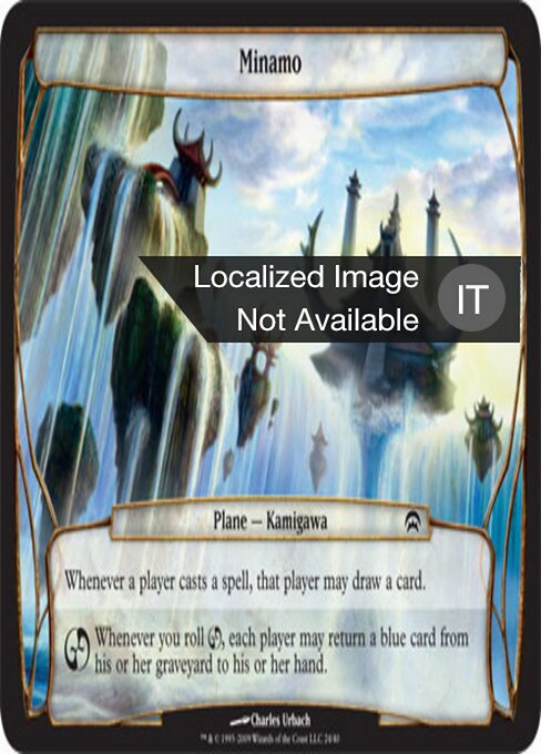 Minamo - Planechase Planes (#24) - Illustrated by Charles Urbach - Magic: The Gathering Card