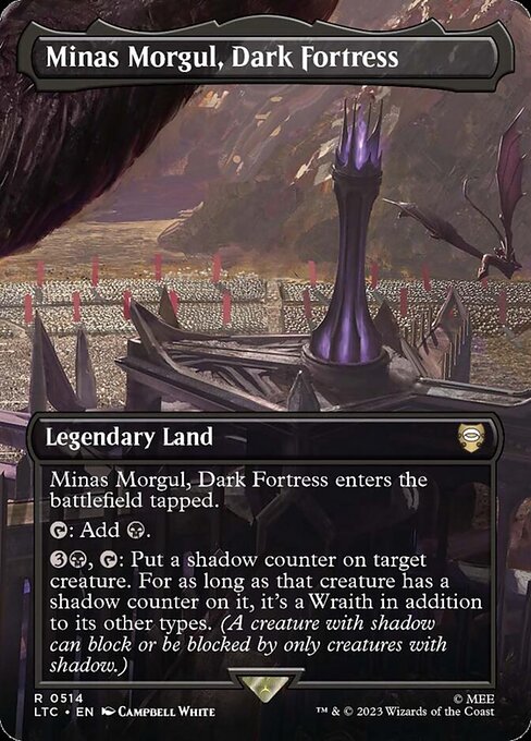 Minas Morgul, Dark Fortress - Tales of Middle-earth Commander Magic card