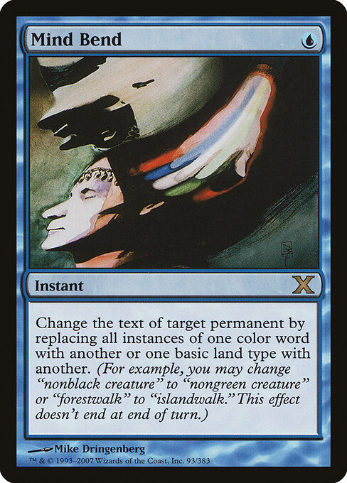 Mind Bend - Tenth Edition Magic card