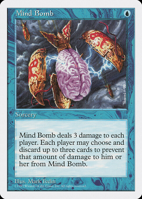 Mind Bomb - Fifth Edition Magic card