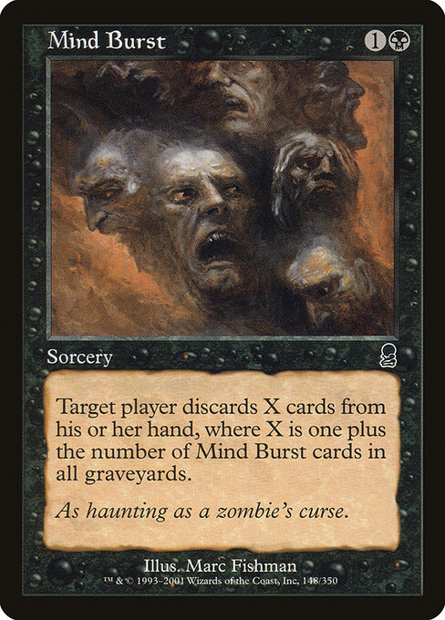 Mind Burst - Odyssey Magic card