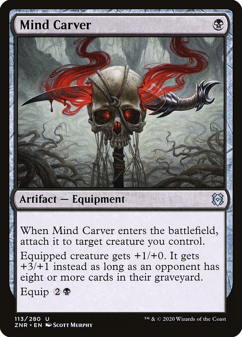 Mind Carver - Zendikar Rising (#113) - Illustrated by Scott Murphy - Magic: The Gathering Card