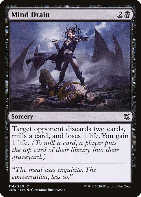 Mind Drain - Zendikar Rising Magic card