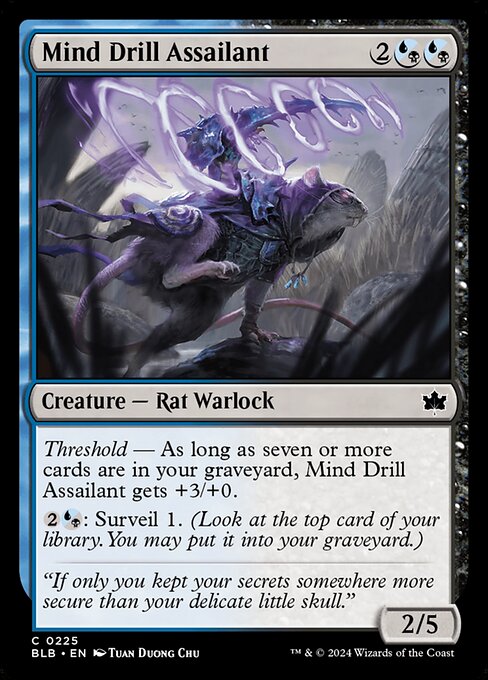 Mind Drill Assailant - Bloomburrow Magic card