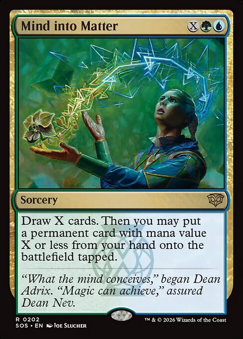 Mind into Matter - Secrets of Strixhaven Magic card