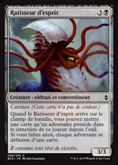 Hirnraspler (Mind Raker) - Battle for Zendikar (#95) - Illustrated by Lius Lasahido - Magic: The Gathering Card