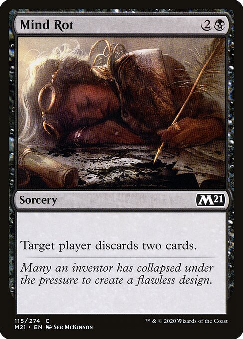 Mind Rot - Core Set 2021 Magic card