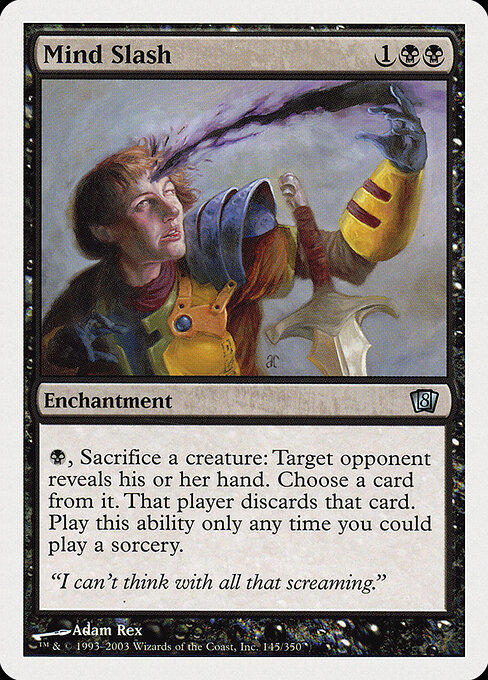 Mind Slash - Eighth Edition Magic card