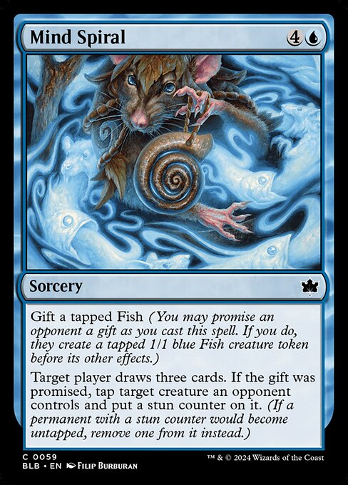 Mind Spiral - Bloomburrow Magic card