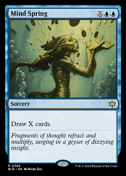 Mind Spring - Bloomburrow Magic card
