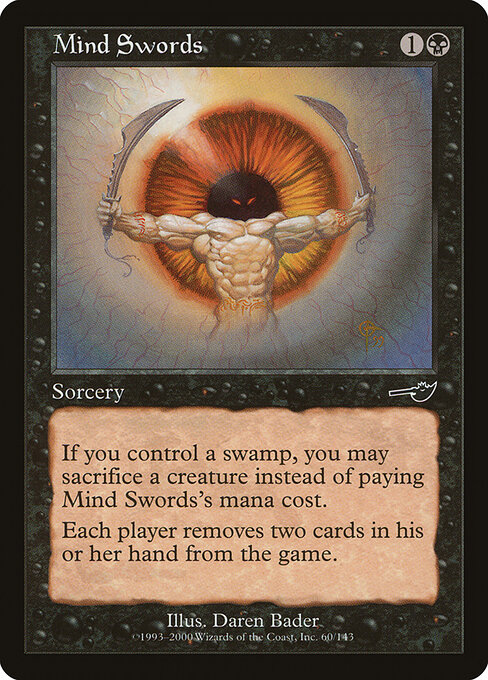 Mind Swords - Nemesis Magic card