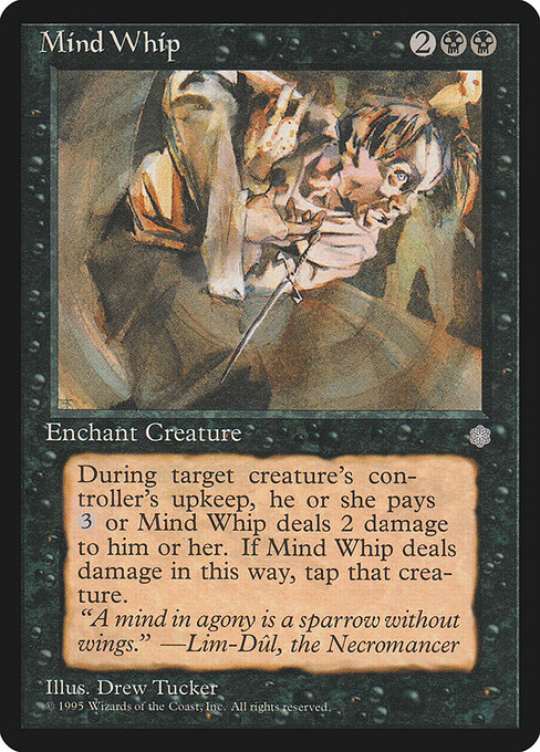 Mind Whip - Ice Age (#149) - Illustrated by Drew Tucker - Magic: The Gathering Card