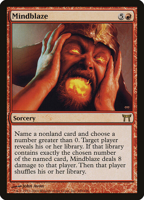 Mindblaze - Champions of Kamigawa Magic card